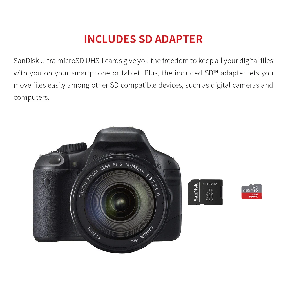 Карта памяти SanDisk Ultra SDXC UHS-I micro SD класс 10 120 м/с A1 256 ГБ 16 32 64 128 512 TF-карта | Компьютеры