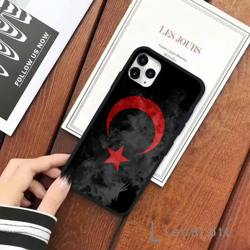 

turkey turkish flag wolf Accessories Phone Case for iPhone 11 12 pro XS MAX 8 7 6 6S Plus X 5S SE 2020 XR Soft silicone