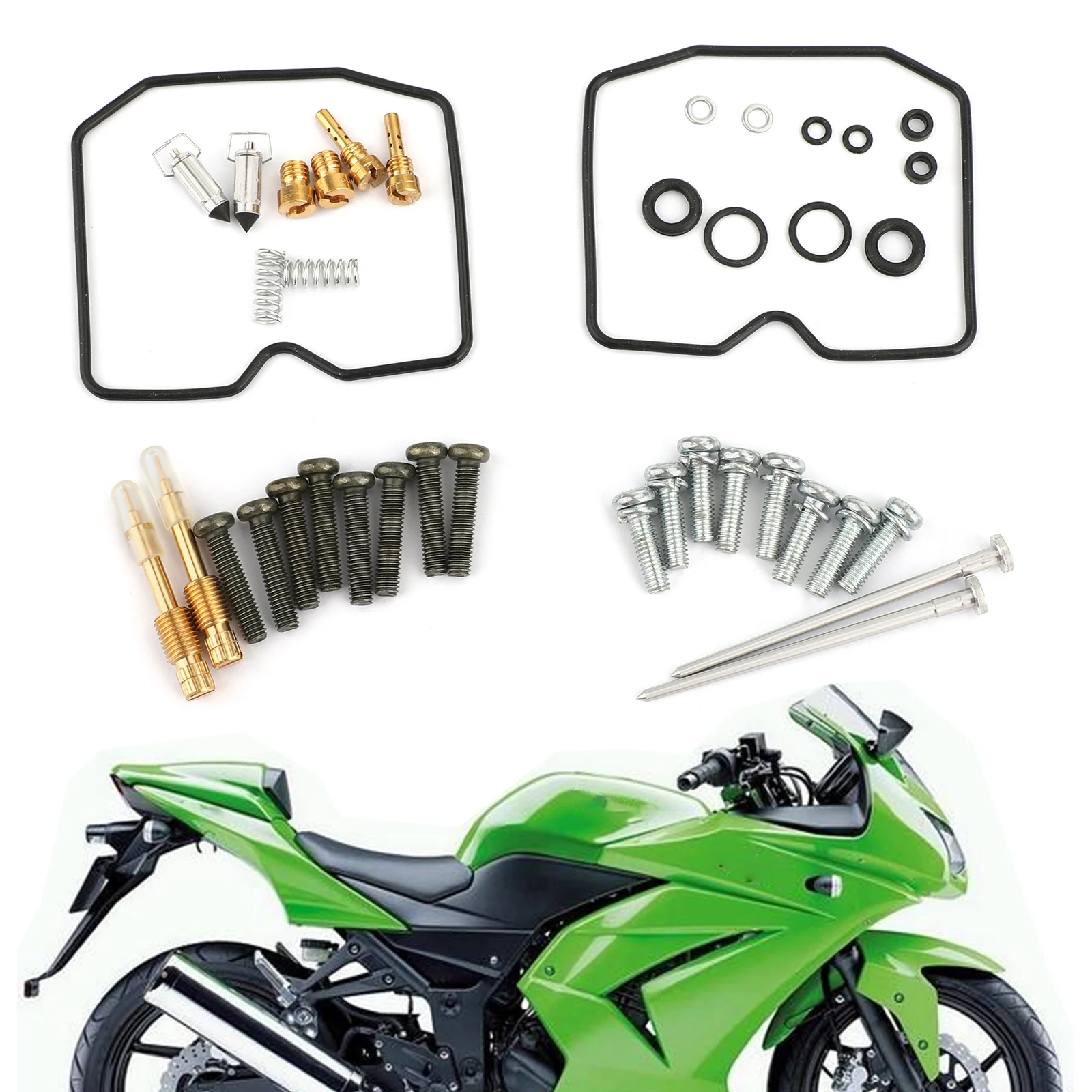 

Carburetor Rebuild Kit for Kawasaki EX250 Ninja 250R 2008-2012