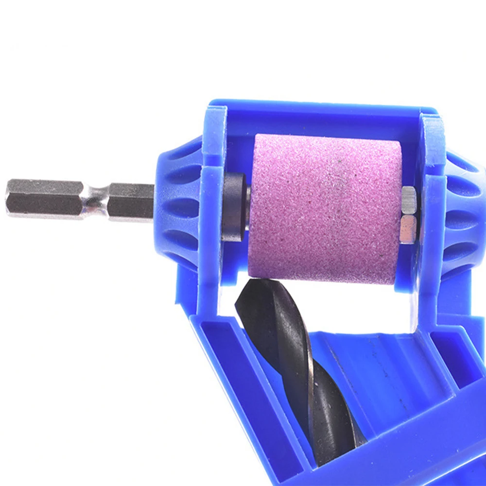 

Blue/Orange Corundum Grinding Wheel Bit Tool Portable Drill Bit Sharpener Twist Drill Bit Sharpening Machine 2-12.5mm 1Pcs