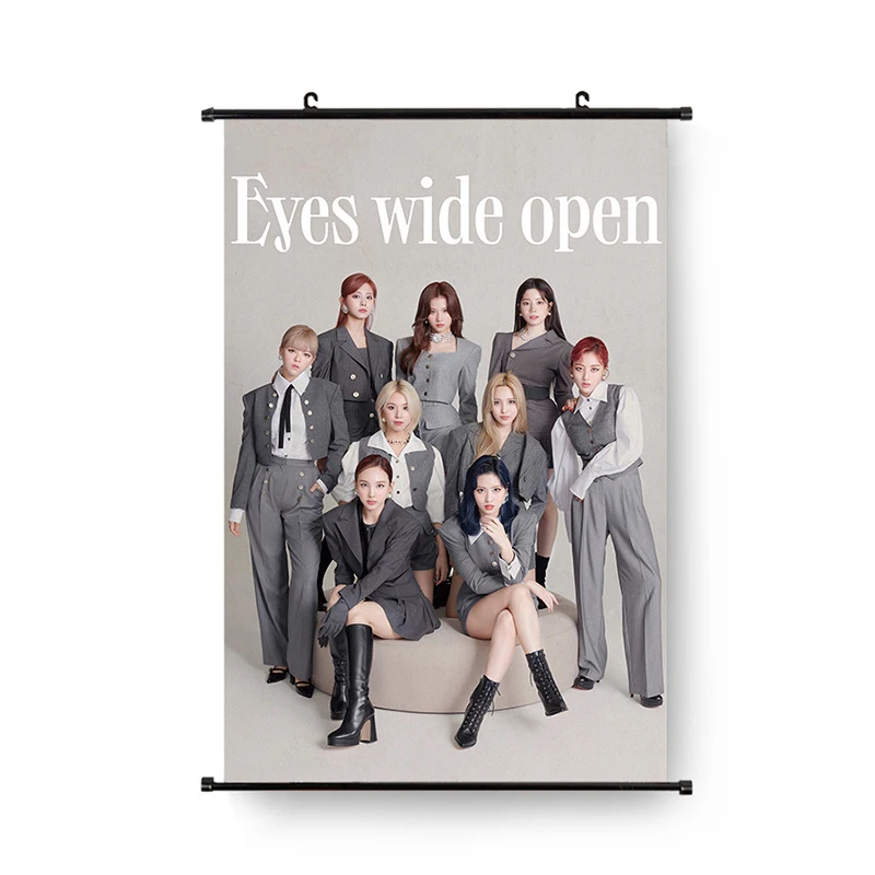Альбом с надписью EYES WIDE OPEN I Can't STOP ME подвесной нетканый постер флагом SANA MOMO NAYEON