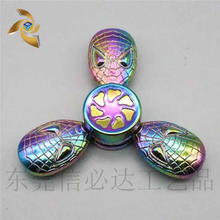 Цветной Ручной Спиннер игрушки для снижения давления металлический пальцев