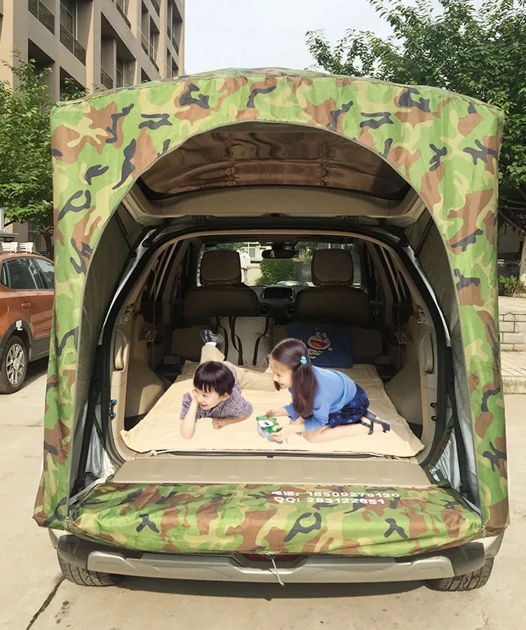 Car tent Temporary Extended Rear Tent Simple Motorhome with Reflective strip Anti-mosquito gauz For Renault Koleos SUV only | Автомобили и