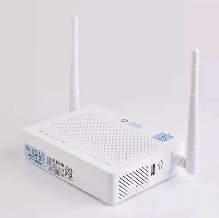 

8 шт. ZTE F673AV9 двухдиапазонный 4ge + 1tel + 1usb + Ac 5G WiFi onu Gpon английская прошивка Подержанный волоконный модем сетевой маршрутизатор