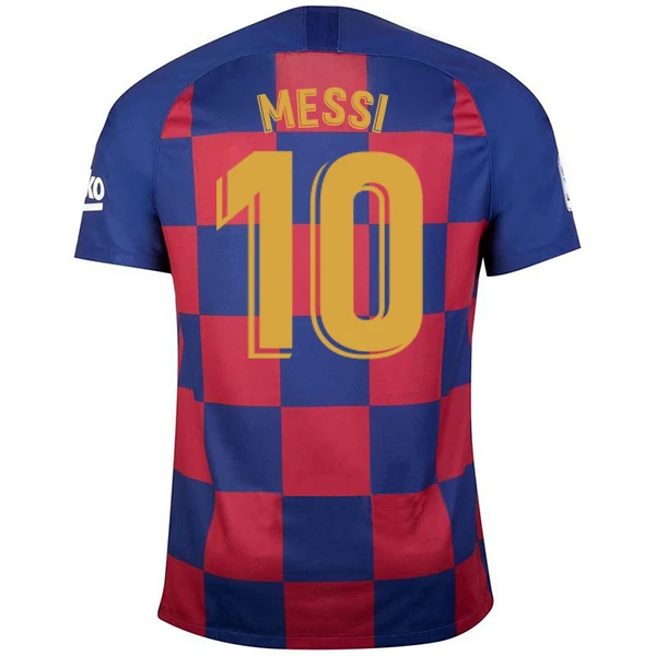 / Messi Camiseta, модная мужская одежда, футболка Griezmann, S-2XL, Barcaed de Jong Home, топы с длинными рукавами, Джерси - Цвет: 1920 Home Blank
