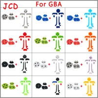 for gba keyboard button conductive rubber pad d pad replacement button a b l r button power switch button