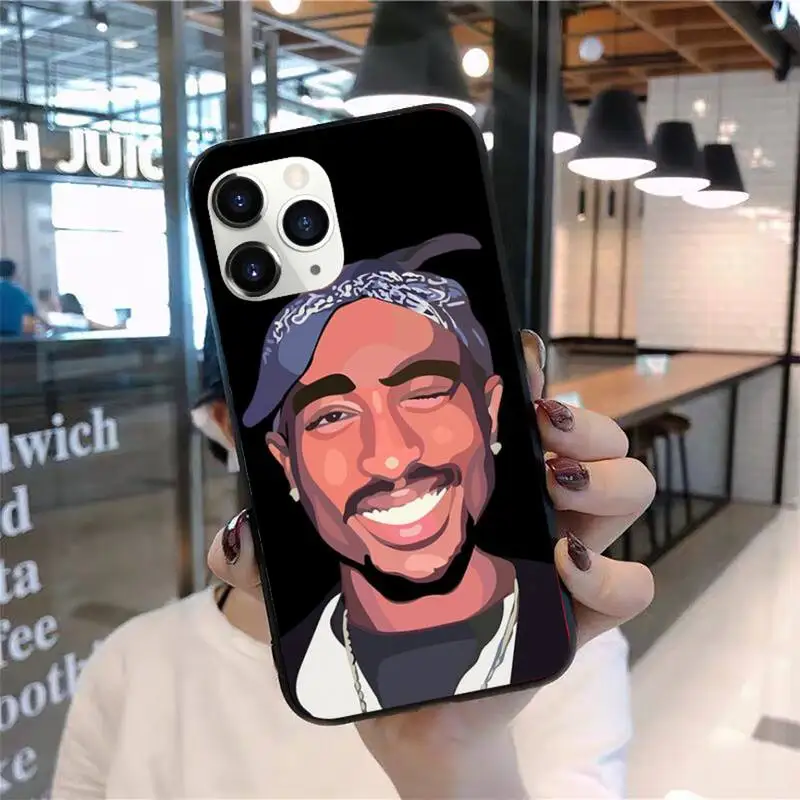 

2pac Phone Case for iPhone 11 12 mini pro XS MAX 8 7 6 6S Plus X 5S SE 2020 XR