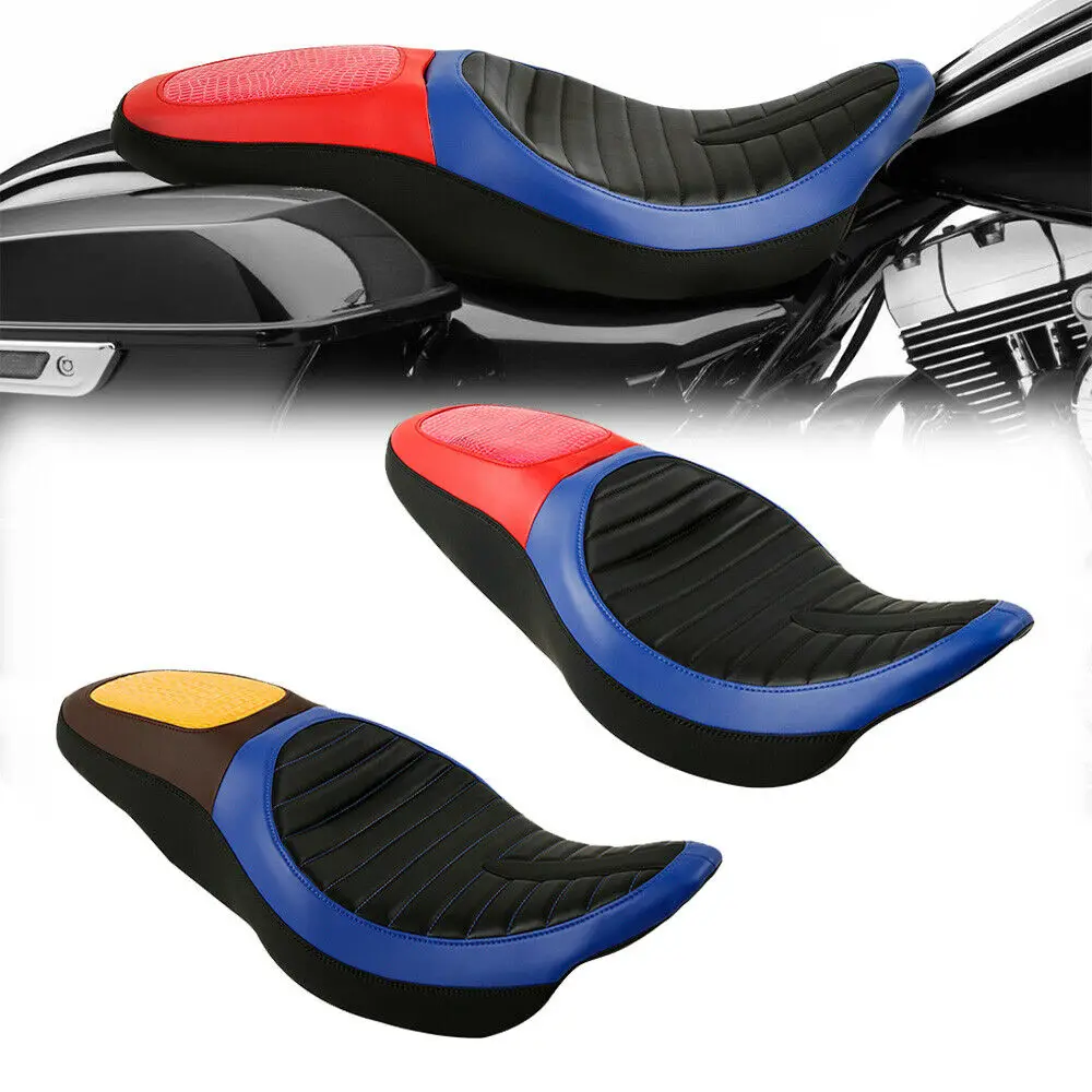 

Motorcycle Driver+Rear Passenger Rear Seat For Harley Touring Street Glide Road King Electra Glide Road Glide 2009-2022 2021 18