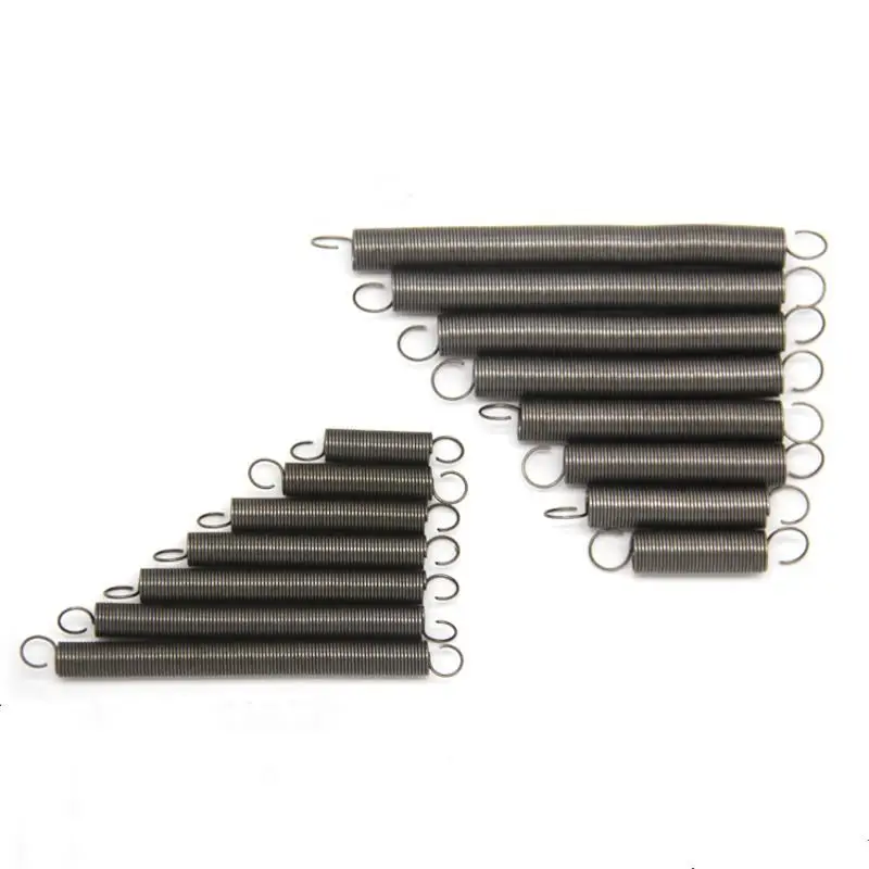 

1 pcs Durable Quenched Black 65Mn Steel Tension Double Loop Diameter 14mm Wire Diameter 1.4mm Length 30-260mm