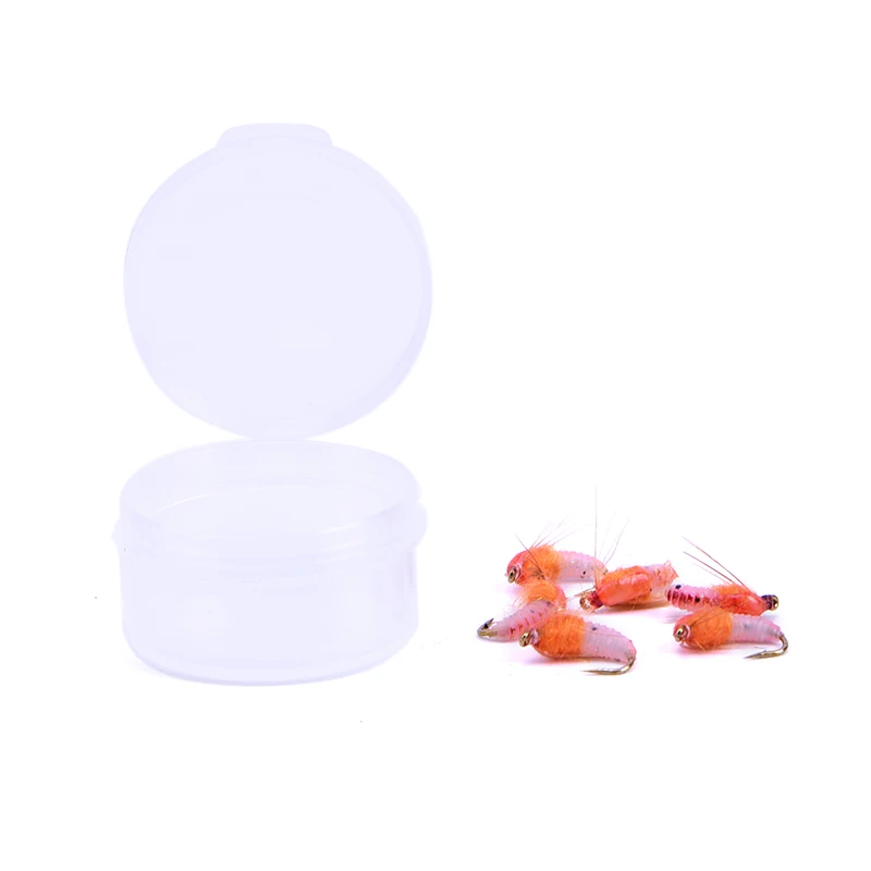 

6Pcs/box Fishing Lure With One Box Realistic Nymph Scud Fly For Trout Fishing Artificial Bait Insect Lure