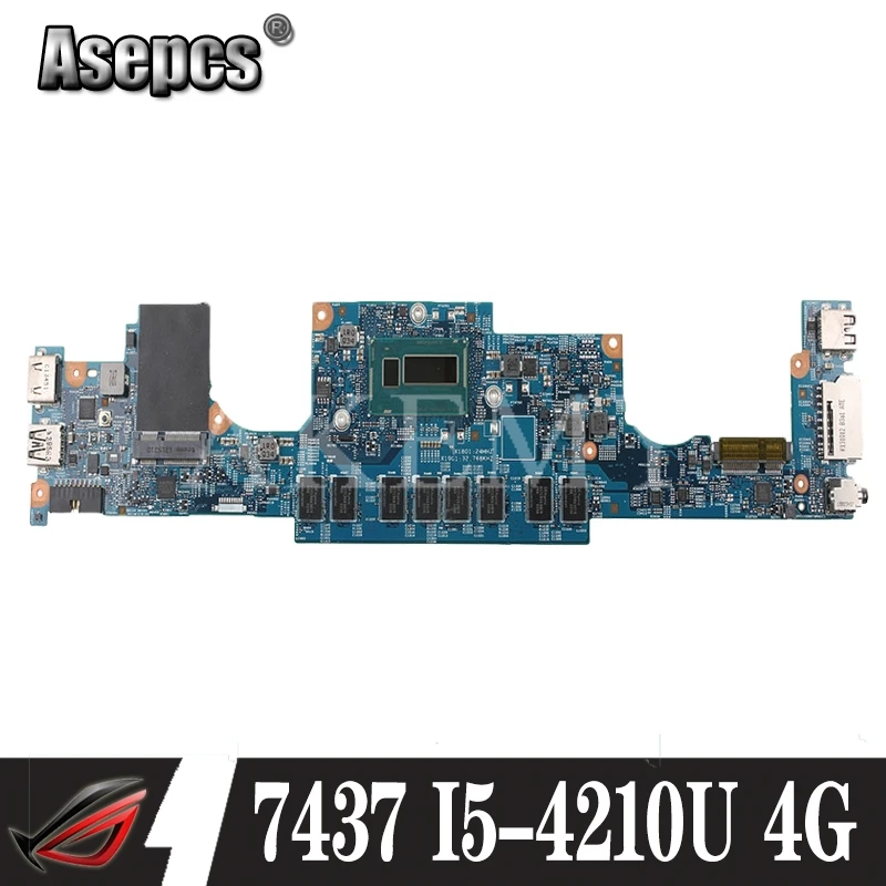 

CN-0W5PG0 W5PG0 For DELL INSPIRON 7437 laptop motherboard DOH40 12310-1 PKNM5 I5-4210U 4G mainboard