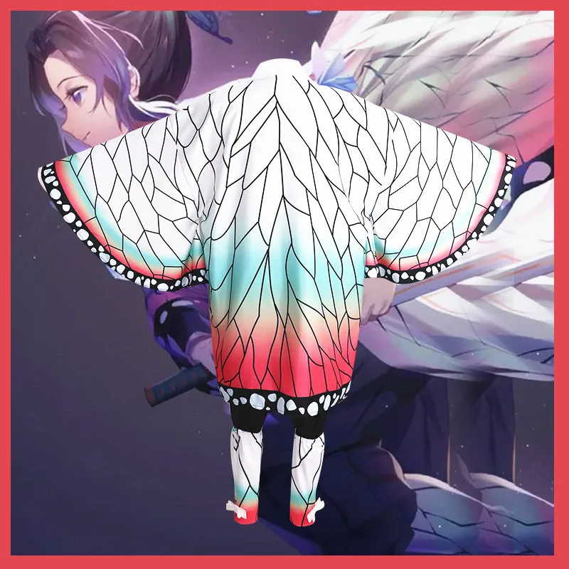 аниме клинок рассекающи демон косплей хаори кимоно demon slayer kimono шинобу кочо Kochou
