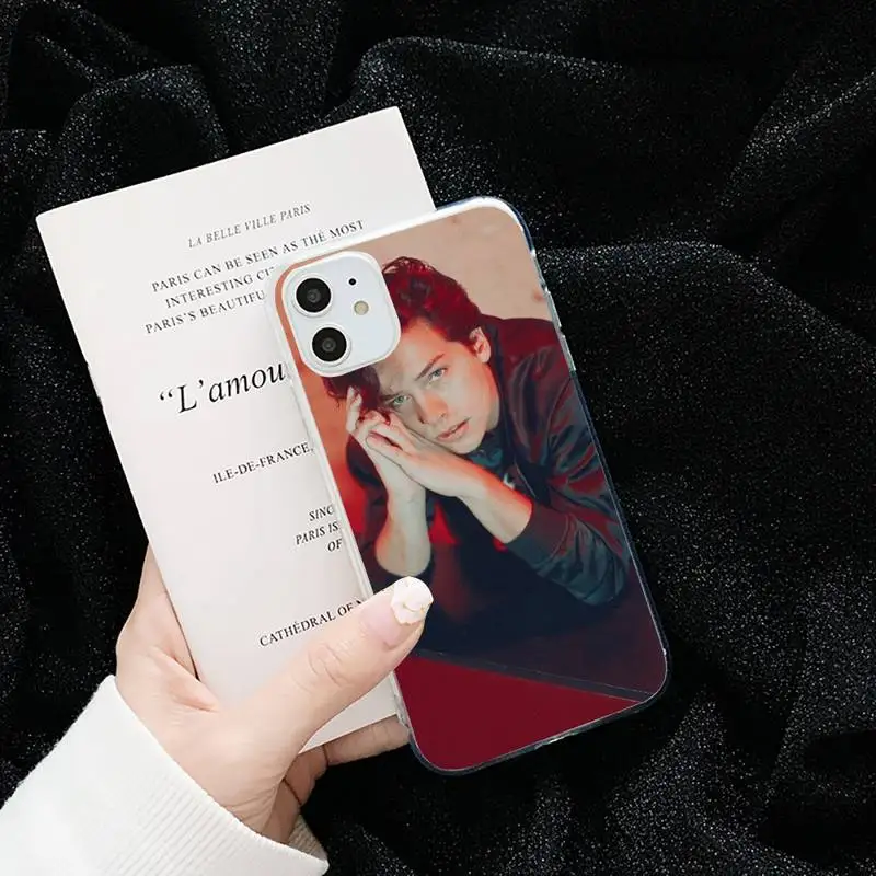 

Cole Sprouse RIVERDALE Phone Case Transparent for iPhone 6 7 8 11 12 s mini pro X XS XR MAX Plus cover funda shell
