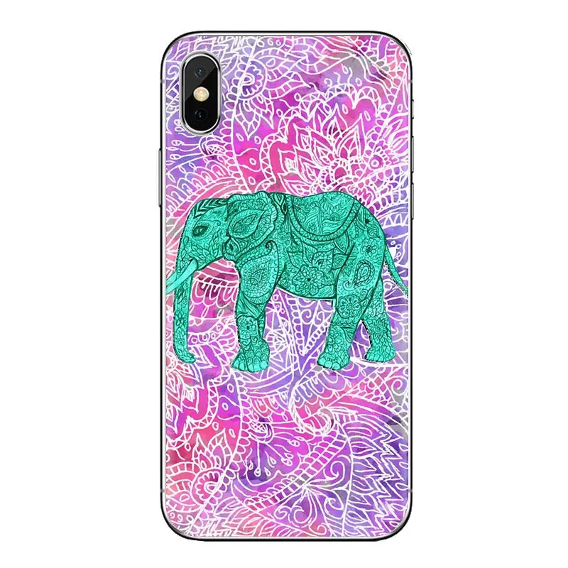 Животные тотем слон ацтекский цветок для Xiao mi 6 A1 Max x 2 5X 6X красный Note 5 5A 4X 4A A4 4 3 Plus Pro