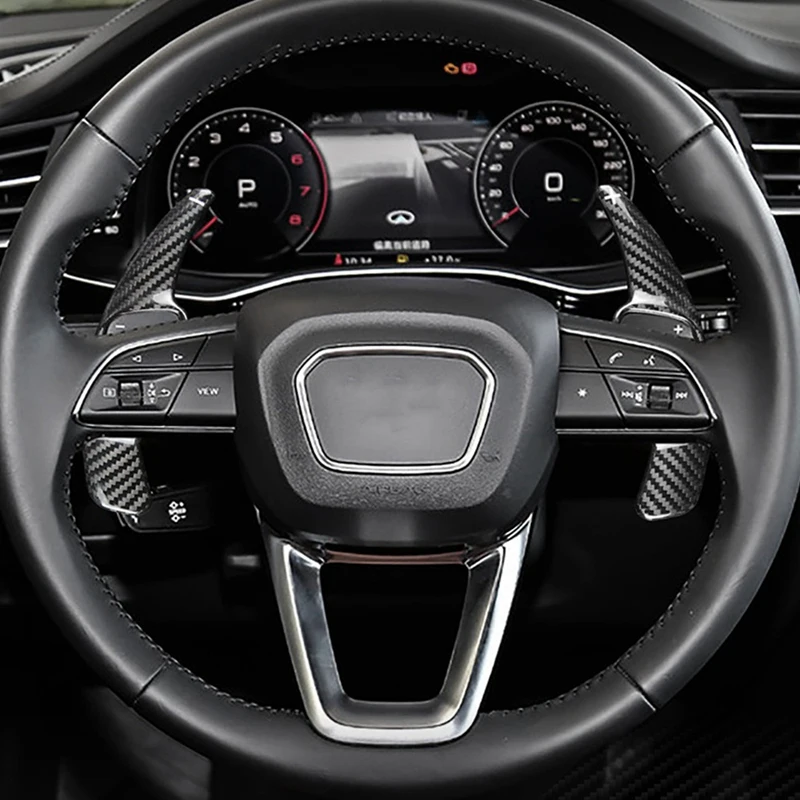 

Carbon Fiber Car Steering Wheel Paddle Shift Extension Shifter For- A3 A1 A5 A7 Q3 A8 S5 Q7 TT TTS