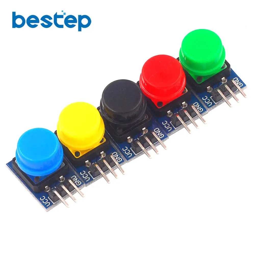 5 шт./компл. электронные строительные блоки Большой кнопочный модуль Пять клавиш