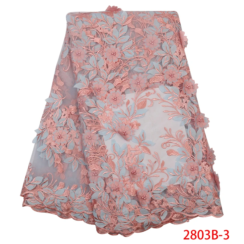 Французская кружевная ткань 3D кружевные аппликации Высококачественная