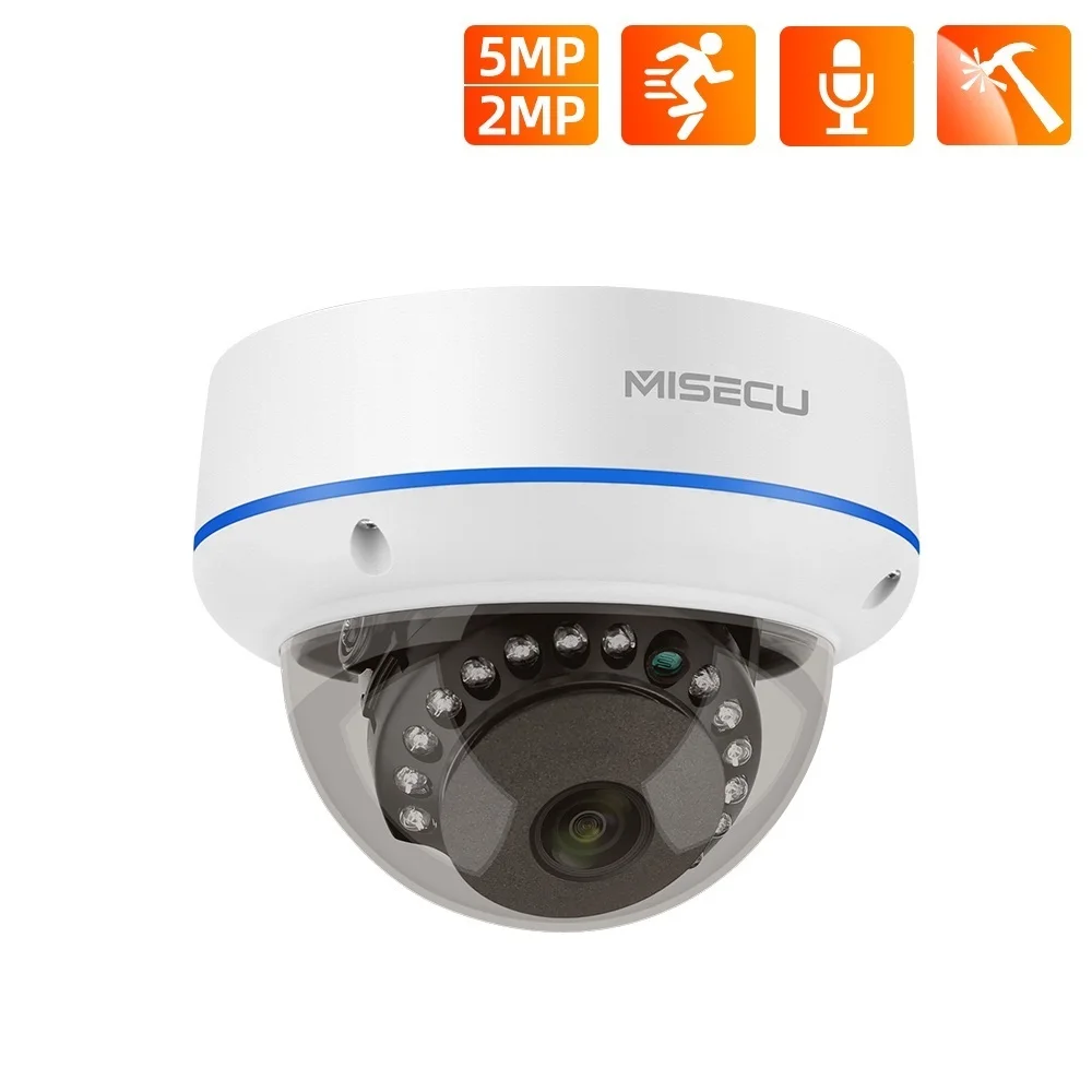 

IP-камера видеонаблюдения HD, 5 Мп, 3 Мп, 2 МП, 48 В, POE