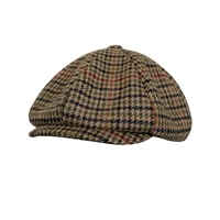 men british style octagonal hats winter wool gatsby cap ivy hat golf driving autumn women cotton flat cabbie newsboy hats blm204