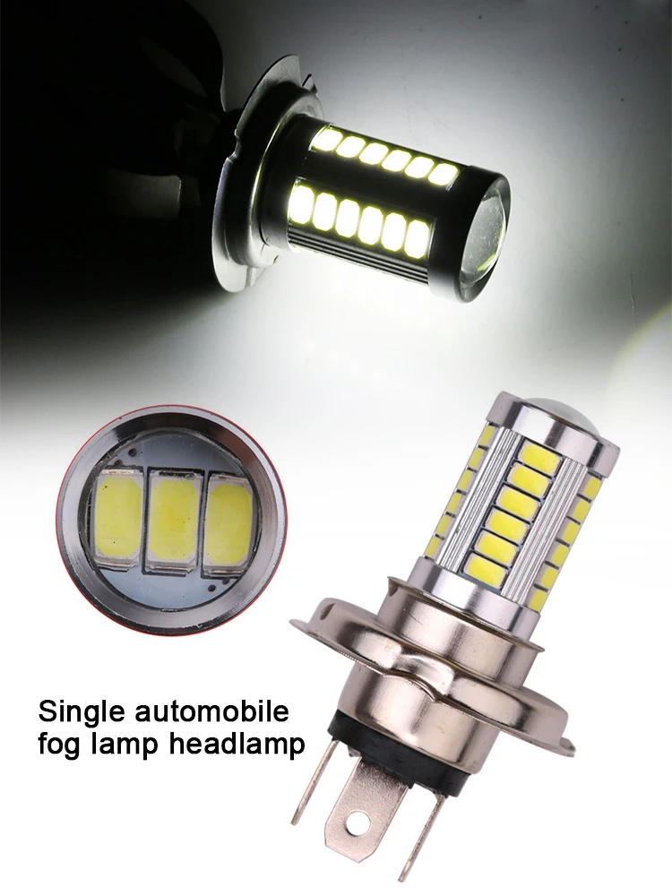 

1pc Automobile Fog Lamp H4 Fog Lamp Headlight Highlighted 5630SMD LED Car Fog Lamp H4 Headlight Super Bright Lamp Lights New