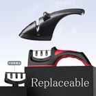 Точилка для кухни, точилка для керамики, точильный камень, точильный камень для ежедневной заточки, Приспособления для заточки ножей, аксессуары, 4 в 1