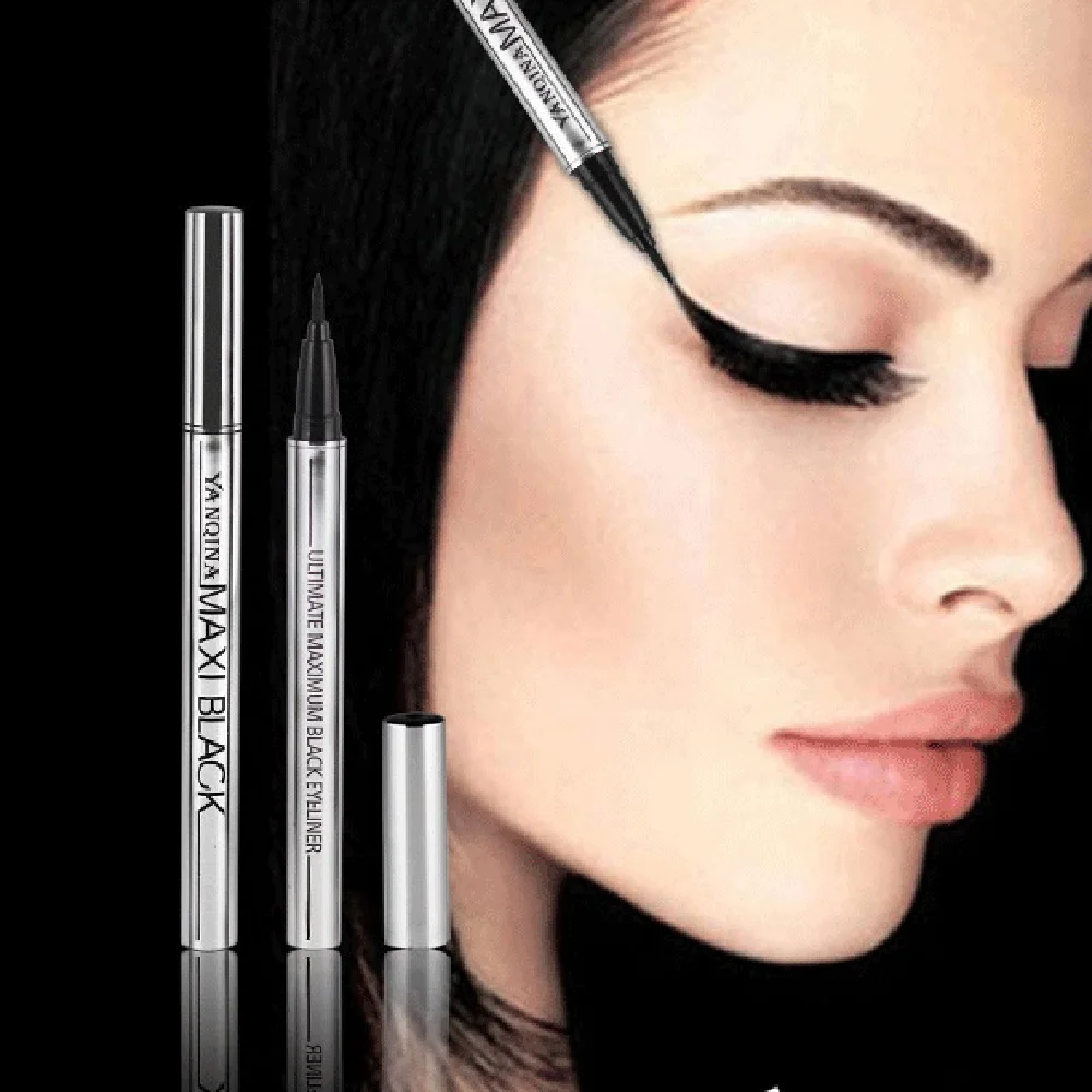 

1PC Professional Women Ultimate Black Liquid Eyeliner Long-lasting Waterproof Quick-dry Eye Liner Pencil Pen Makeup Beauty Tools