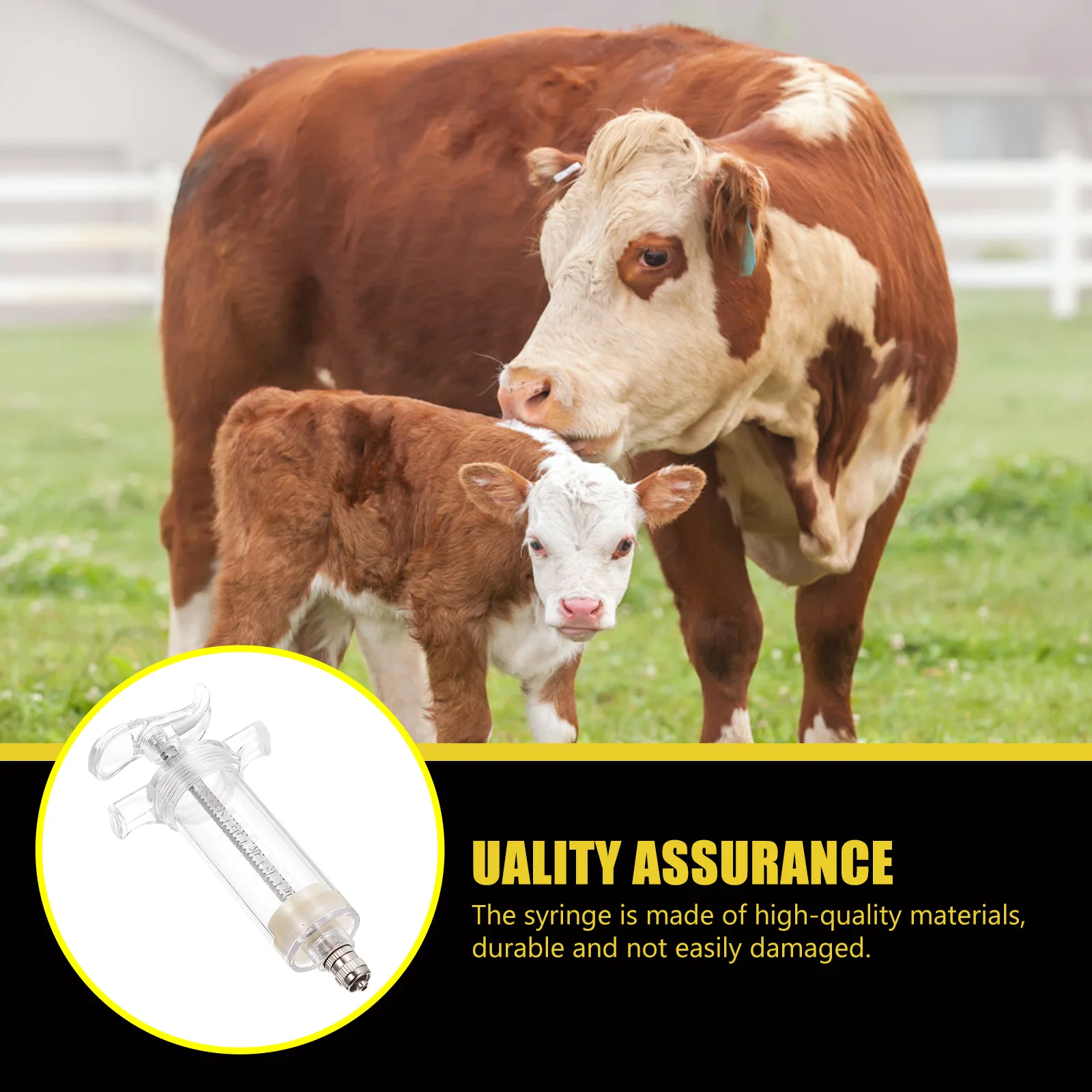 1pc Durable Plastic Steel Needle Tube Animal Feeding Syringe Medicine Injection | Обустройство дома