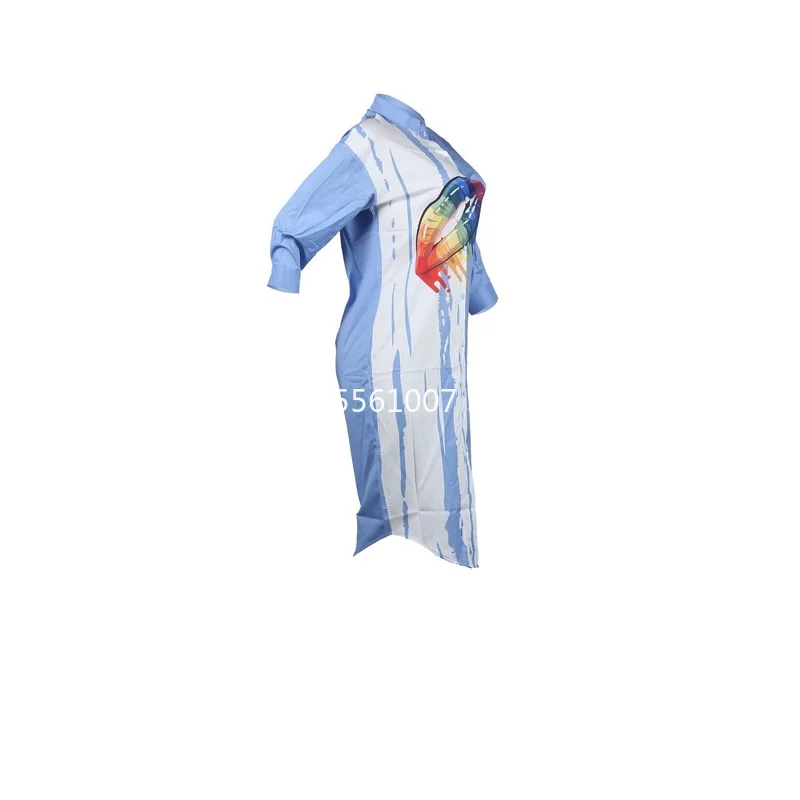 Африканские платья-рубашки для женщин 2021 африканские женские с длинным рукавом и