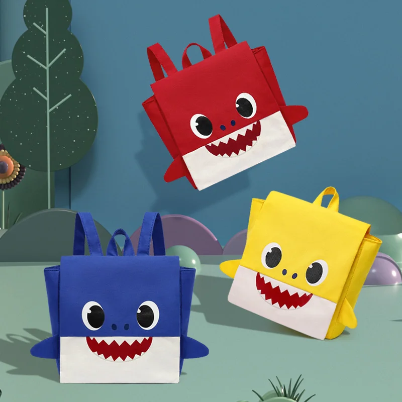 

2021 new children's fashion Canvas Backpack cartoon cute trendy cool