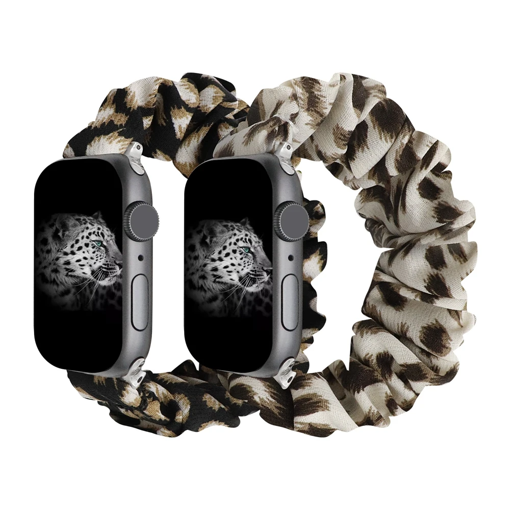 

Cotton Elastic Band for Apple Watch 6 5 4 3 38mm bands 40mm 42mm 44mm sport strap Women Bracelet for iwatch wrist series 5 4