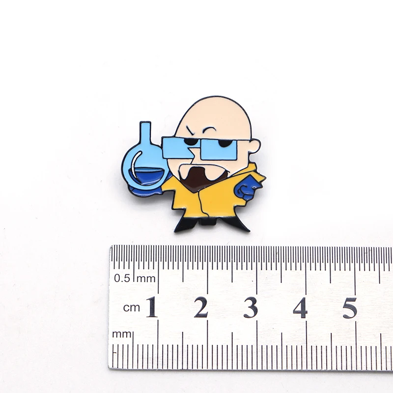 Брошь Dexters Lab эмалированная булавка для детей и мужчин значок на лацкане