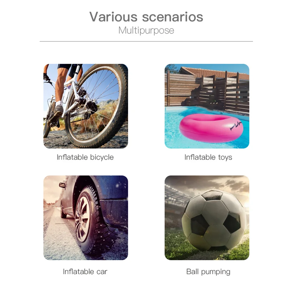 Беспроводной насос для шин автоматический ручной автомобильный