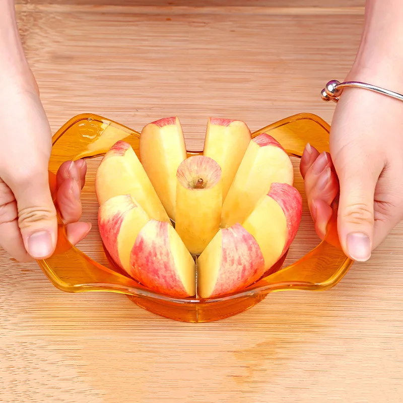 

Kitchen Gadgets Apple Slicer Stainless Steel Blades Fruits Corer Cutter Vegetable Pear Sliced Divider Tools Peeler Accessories