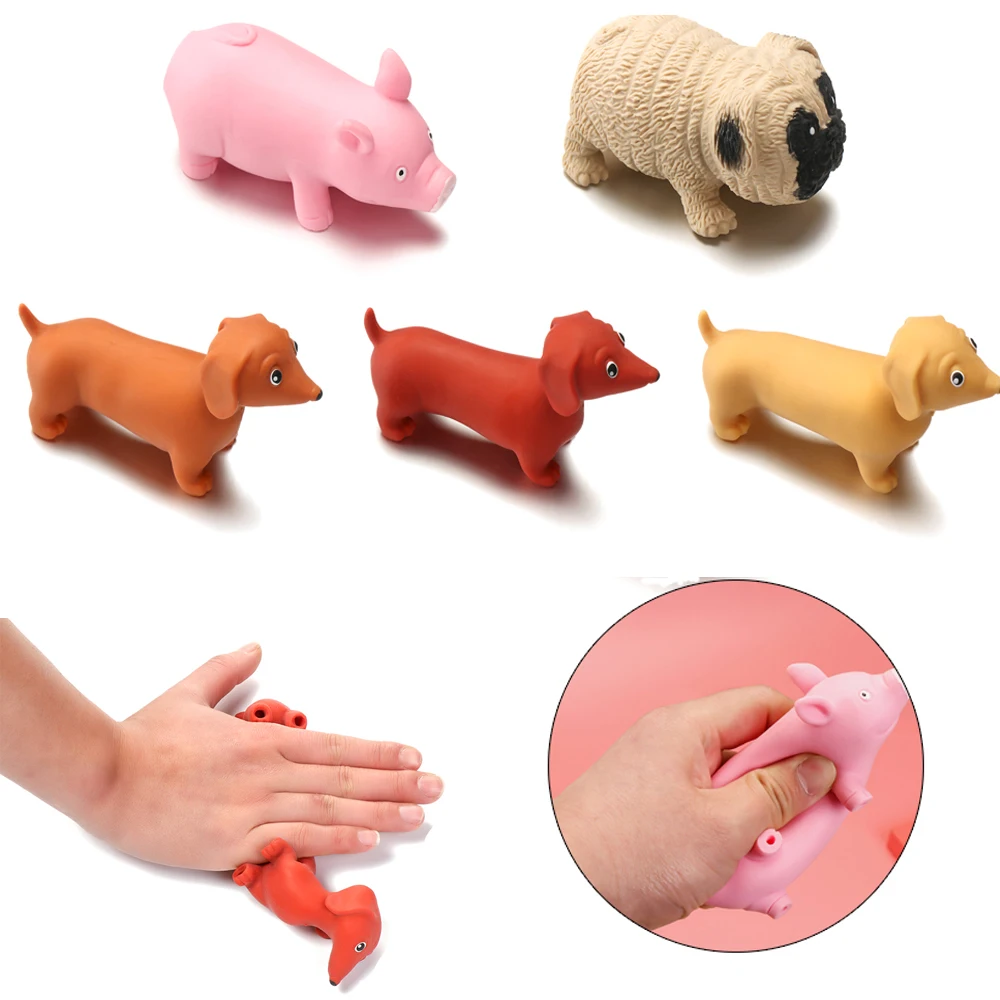 Декомпрессионная игрушка с животными новинка розыгрыши забавная для снятия