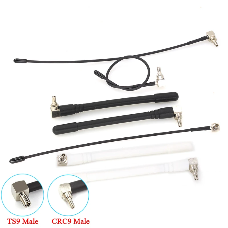 Антенна Wi-Fi TS9 2 шт./Лот 3G 4G антенна для беспроводного маршрутизатора CRC9 Huawei E5573 E8372