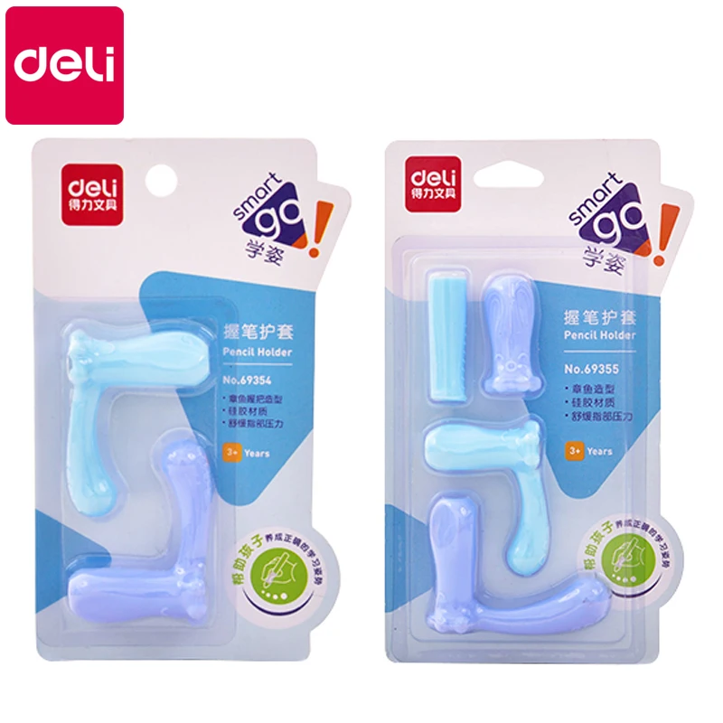 

Deli держатель ручки для учеников начальной школы детский карандаш для студентов гелевая ручка держатель для начинающих мягкий пластиковый ...