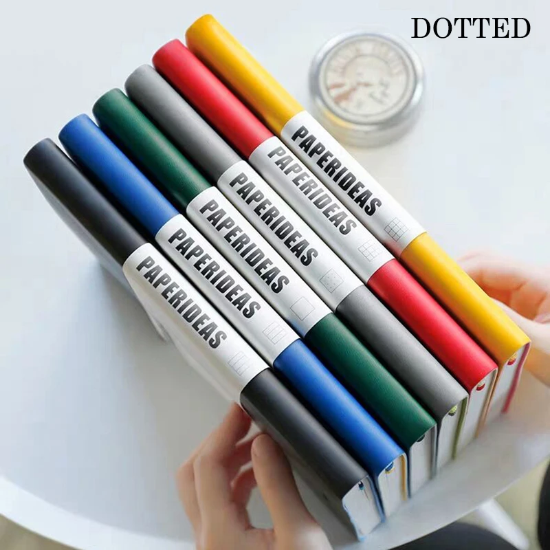 Блокнот А5 в твердом переплете горошек бандажный журнал персональный дневник