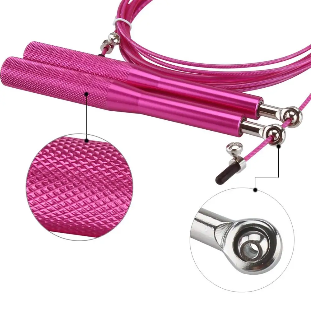 Скакалка для кроссфита с металлическими шариковыми подшипниками фитнеса