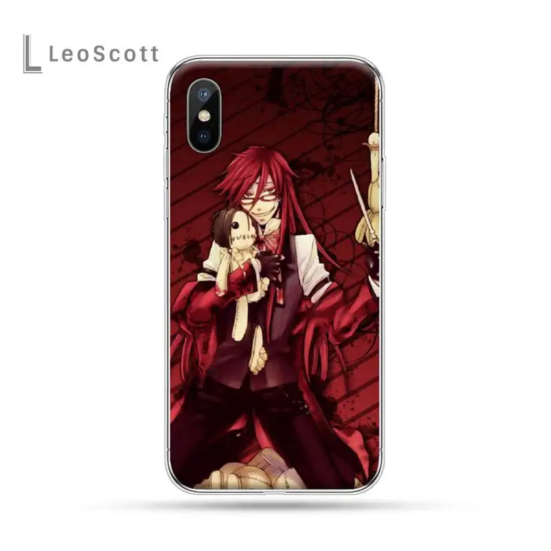 

Kuroshitsuji Black Butler Grell Sutcliff Phone Case For iphone 12 5 5s 5c se 6 6s 7 8 plus x xs xr 11 pro max luxury shell
