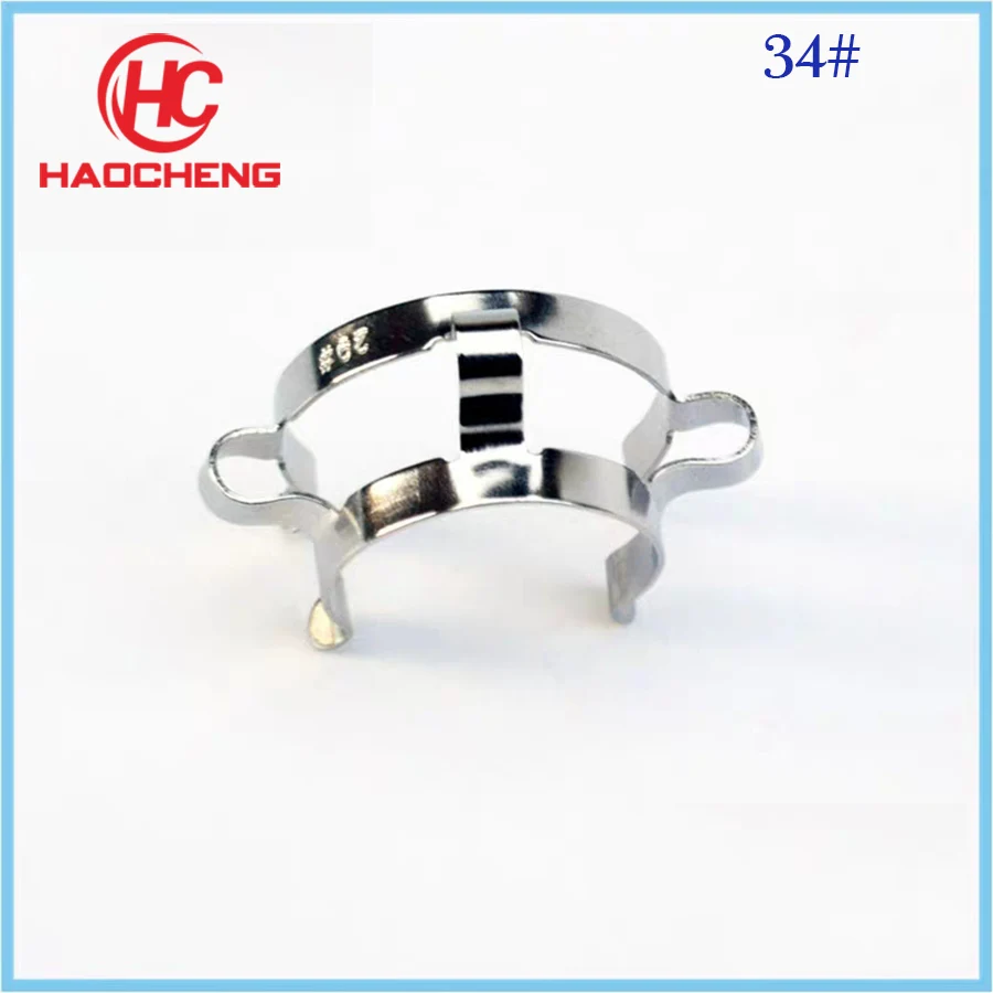 

Free shipping #34 Metal Keck Clamp Ground Joints 10 pcs