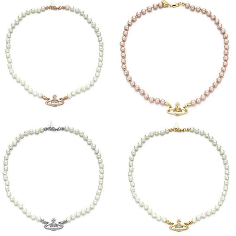 

Pearl Pendant Necklace Women Clavicle Chain Handmade White Beads Mini Bas Relief Choker Party Jewelry Accessories Best Gift Bulk