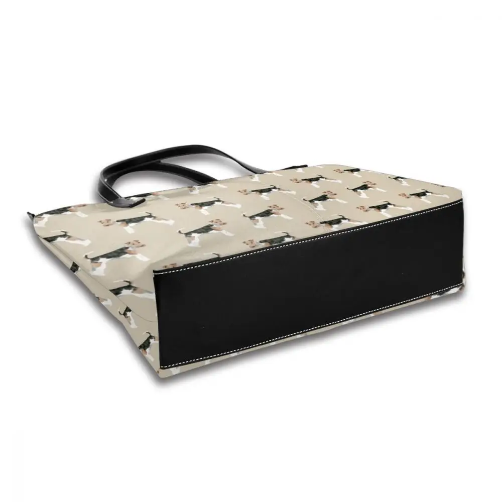 Провода Фокстерьер Сумки из натуральной кожи провода сумки с верхней ручкой