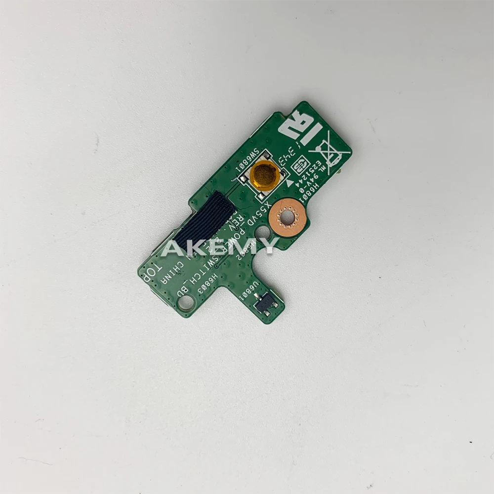 Asepcs оригинальный для For Asus X55C X55VD кнопочный переключатель питания плата с кабелем