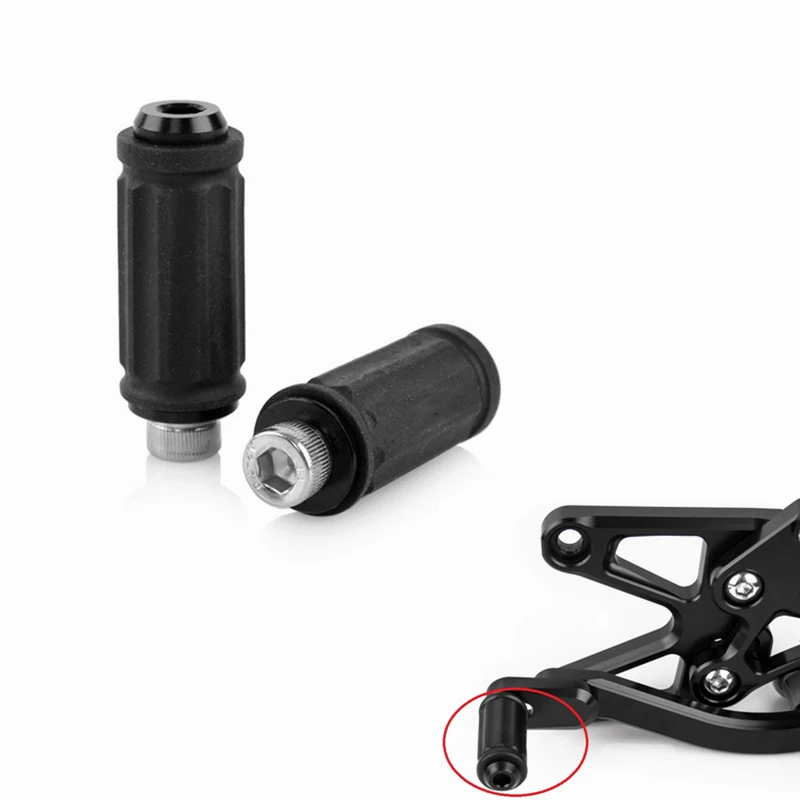 Универсальные подножки для мотоцикла заднего вида, подножки M6, педали, аксессуары, штифт для рычага переключения и тормоза Универсальные подножки для мотоцикла заднего вида, подножки M6, педали, аксессуары, штифт для рычага переключения и тормоза