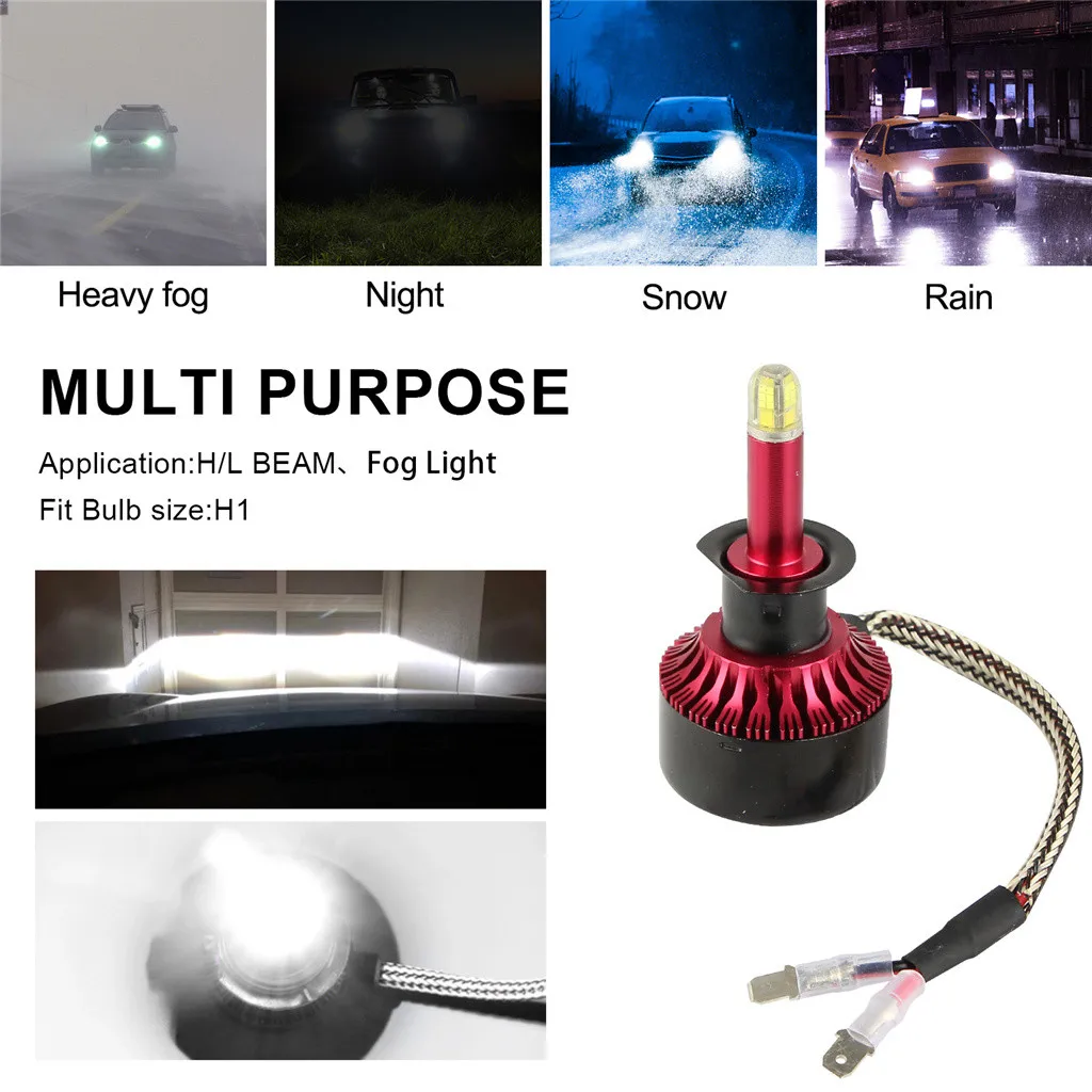 Новые 8 по бокам 3D светодиодный фар Conversion Kit 120 Вт 18000LM высокое Мощность 6000K H1 360