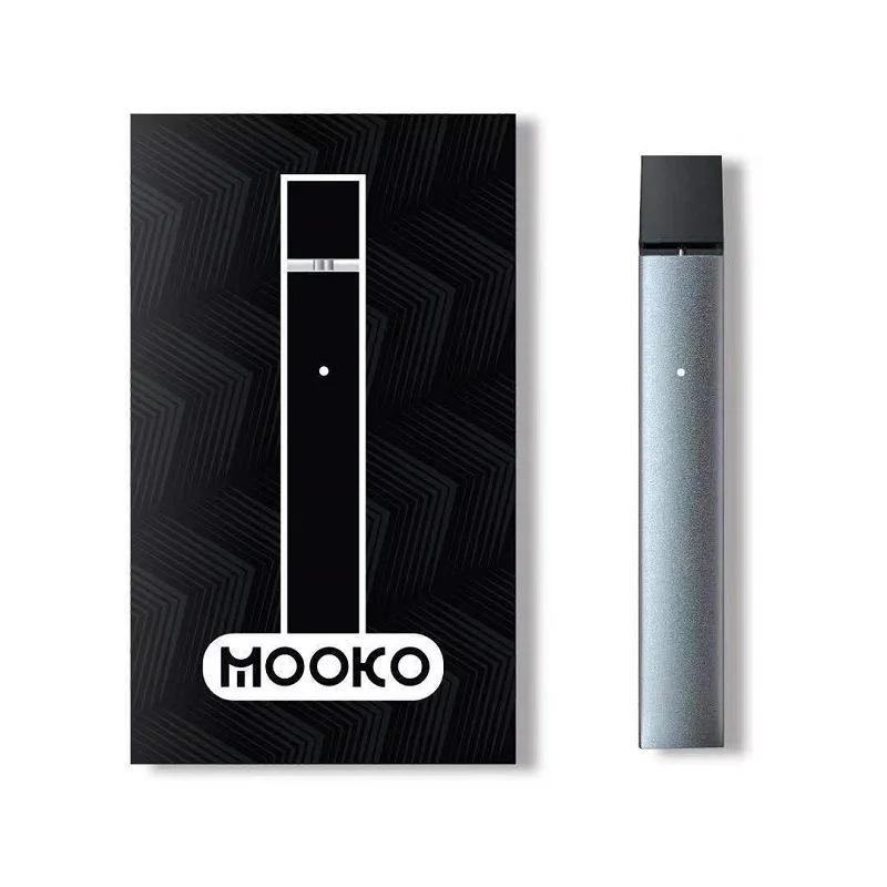Портативный вейп карандаш MOOKO 4 цвета совместимый с juul pod светодиодный индикатор