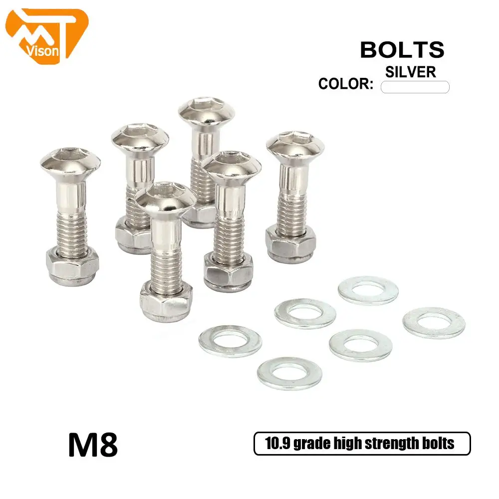 Универсальные серебряные звездочки болты гайки Картеры винты для цепного колеса