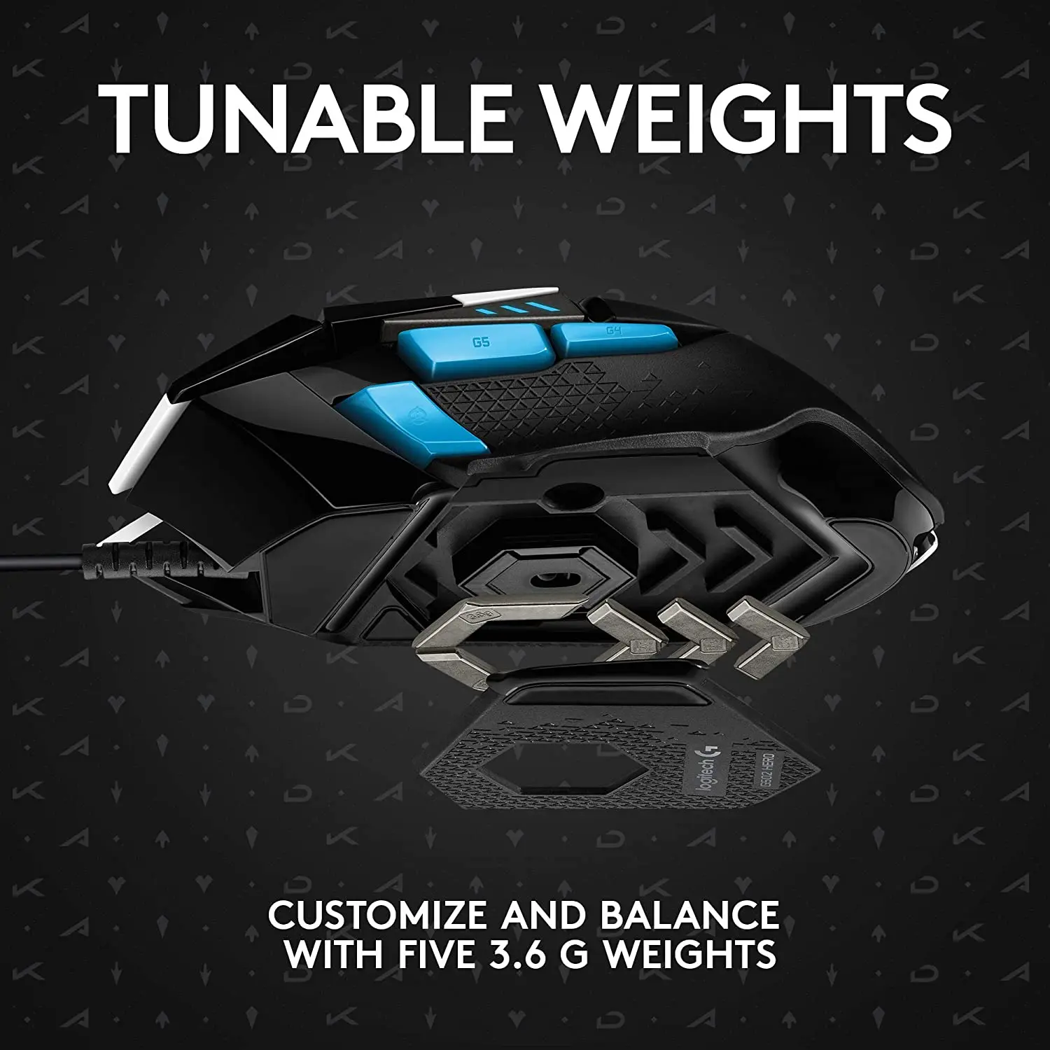 Новая игровая мышь Logitech G502 HERO KDA LIGHTSYNC RGB USB Проводная 25600 DPI регулируемая