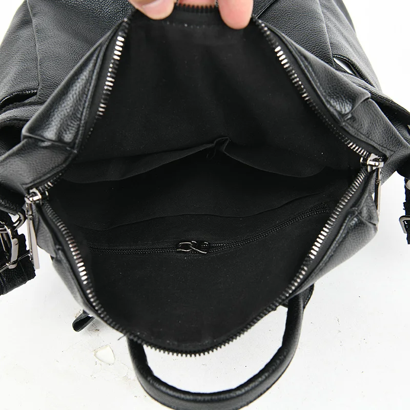 Винтажный женский рюкзак для колледжа большие рюкзаки из мягкой натуральной