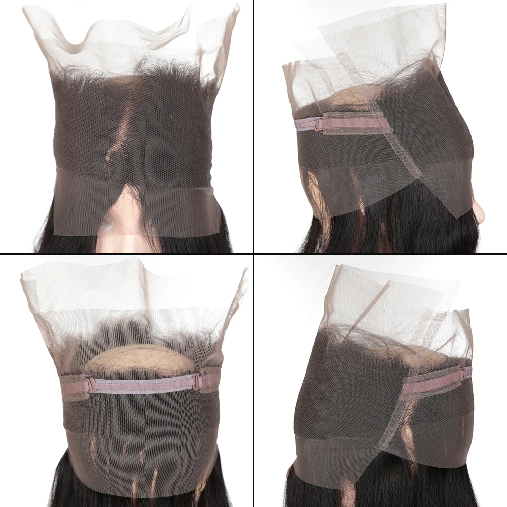 Alibaby 360 фронтальная кружевная застежка с детскими волосами объемная волна